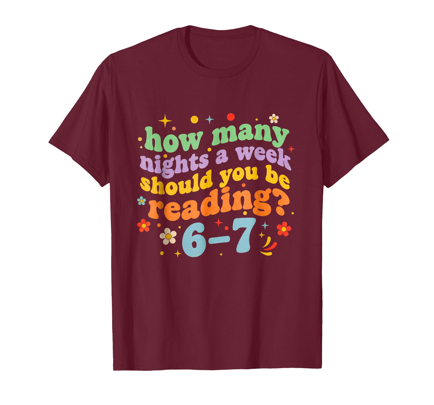 Funny Six Seven 6 7 Meme Teacher Design Reading 6-7 Teacher T-Shirt