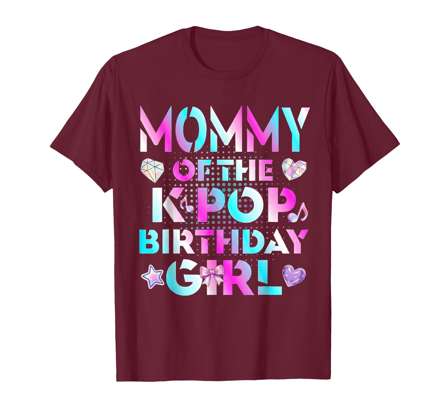 Mommy of The Birthday Girl K-pop Family Matching Party T-Shirt