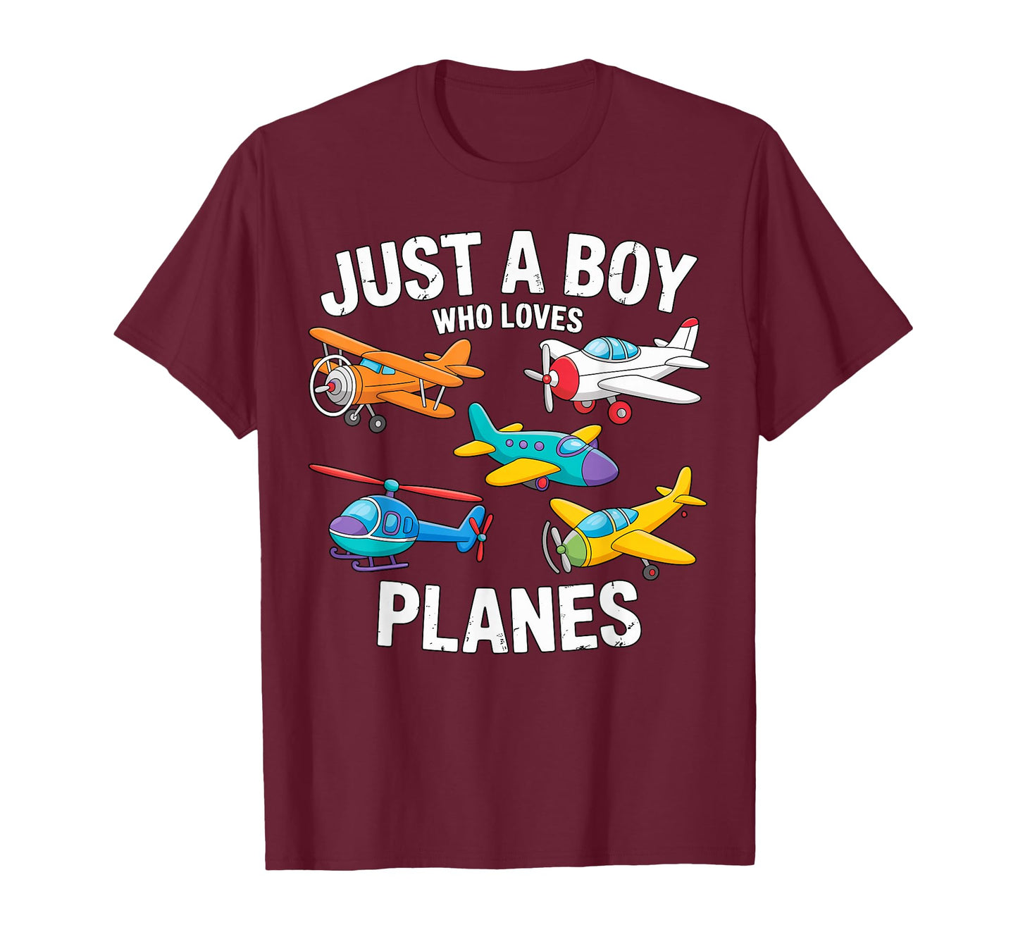Just a Boy Who Loves Planes T-Shirt
