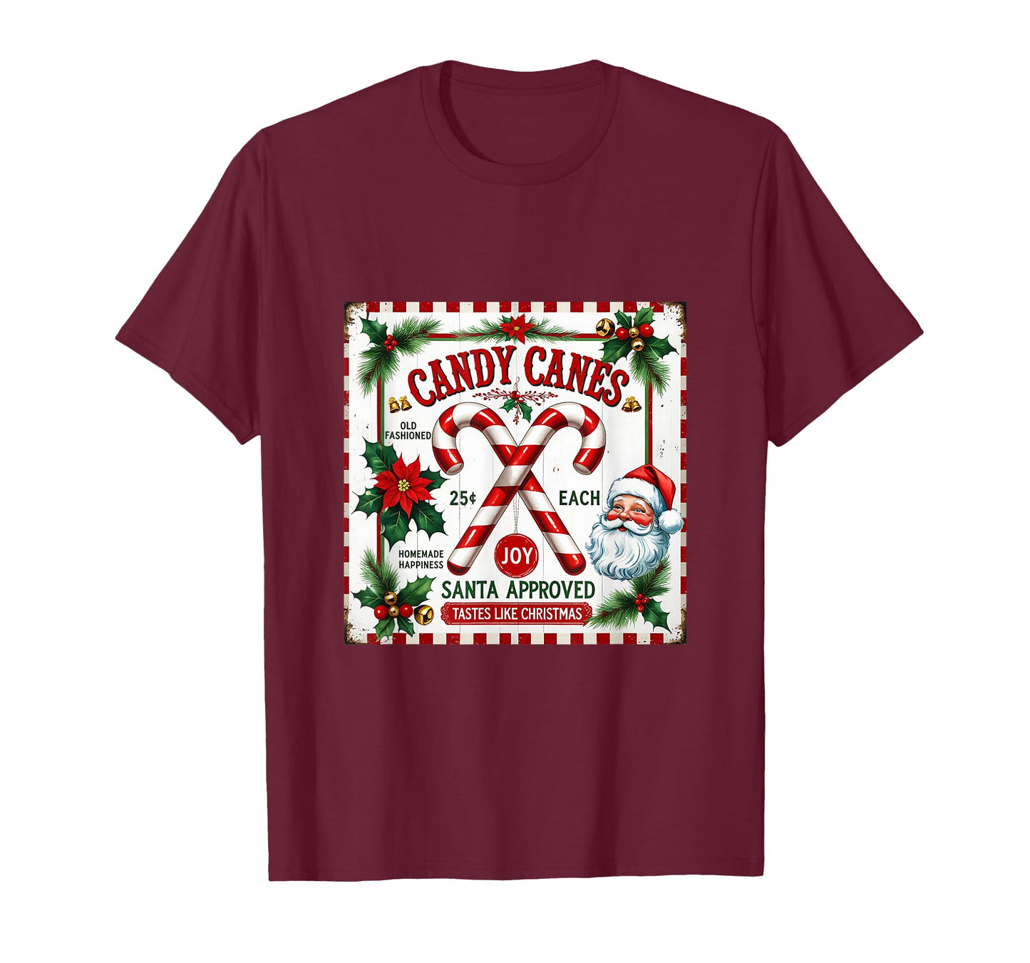 Christmas Old Fashioned Candy Company Handmade Nostalgic T-Shirt