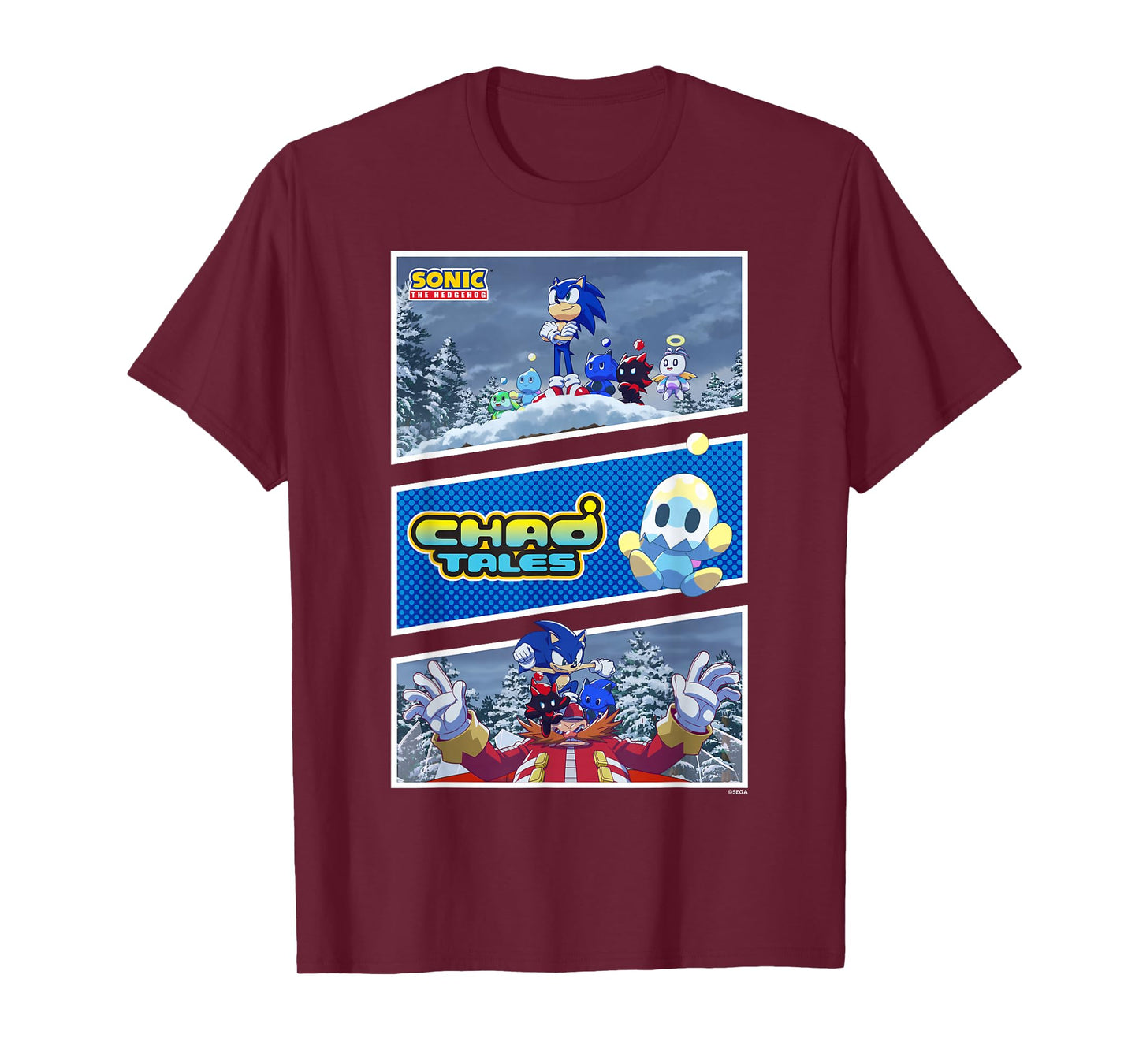 Sonic The Hedgehog - Chao Tales Sonic vs. Dr. Eggman T-Shirt