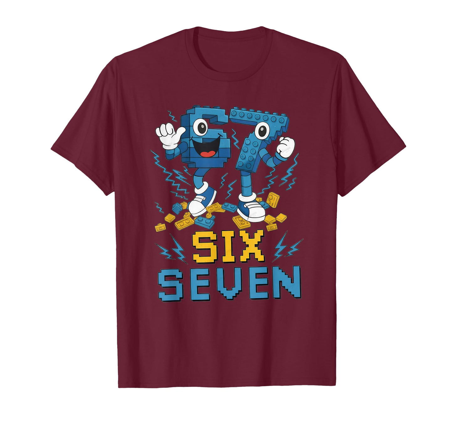 Kids Meme 67 Six Seven 6 7 Italian Brainrot for Men Women T-Shirt