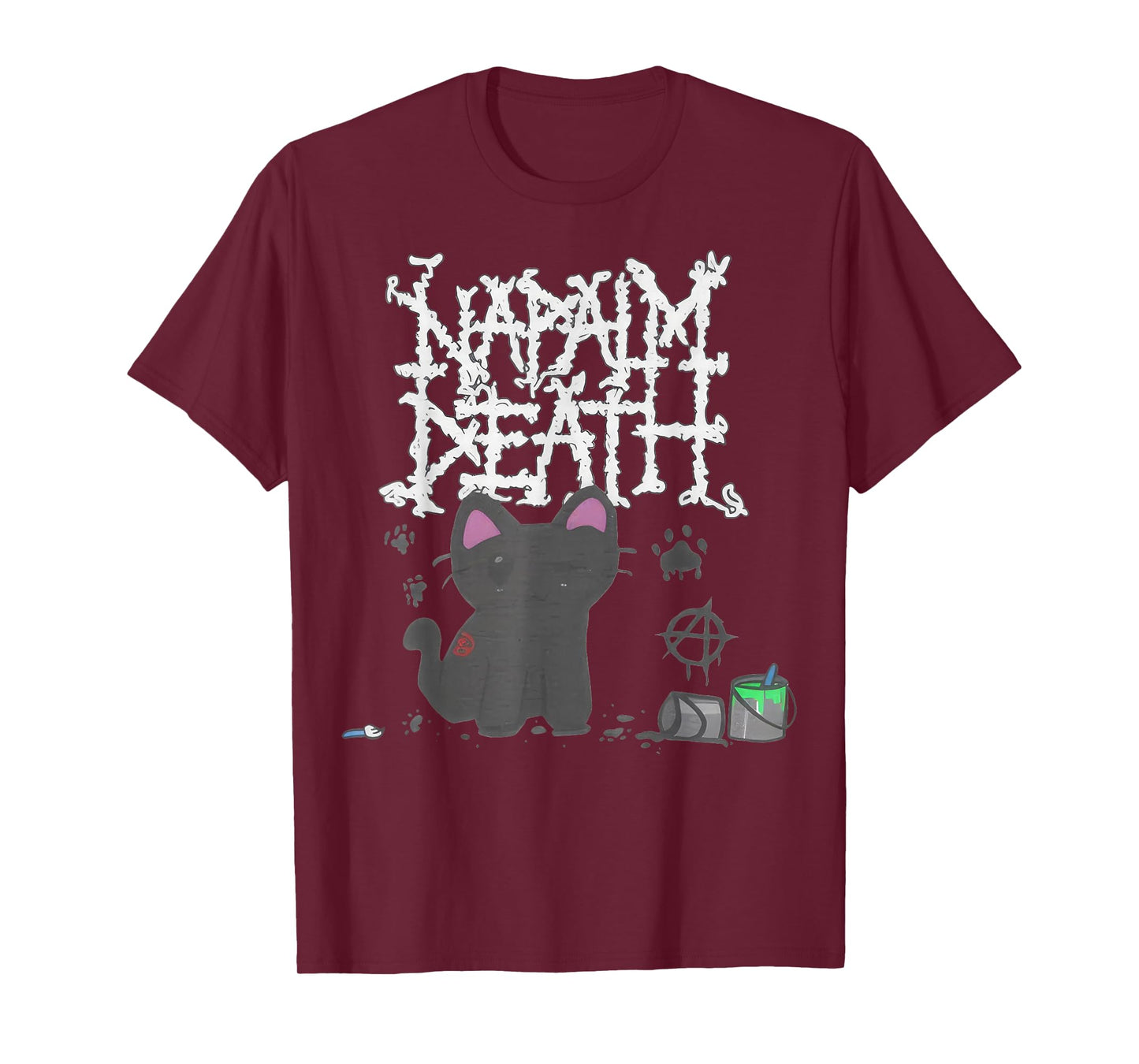 Napalm Death There is No Authoritys but Cats T-Shirt