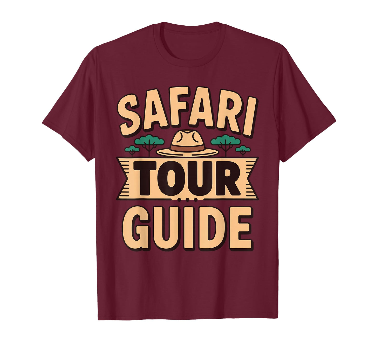 Safari Tour Guide Costume for Men Women Kids Zoo Safari T-Shirt