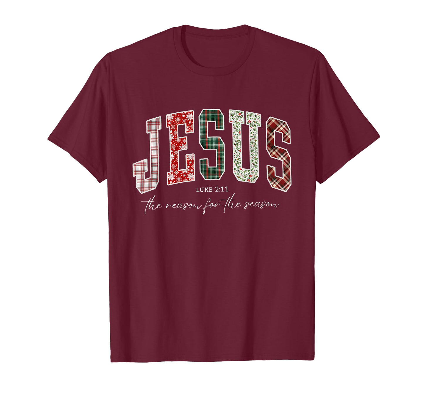 Jesus The Reason for The Season Christmas Christian Jesus T-Shirt