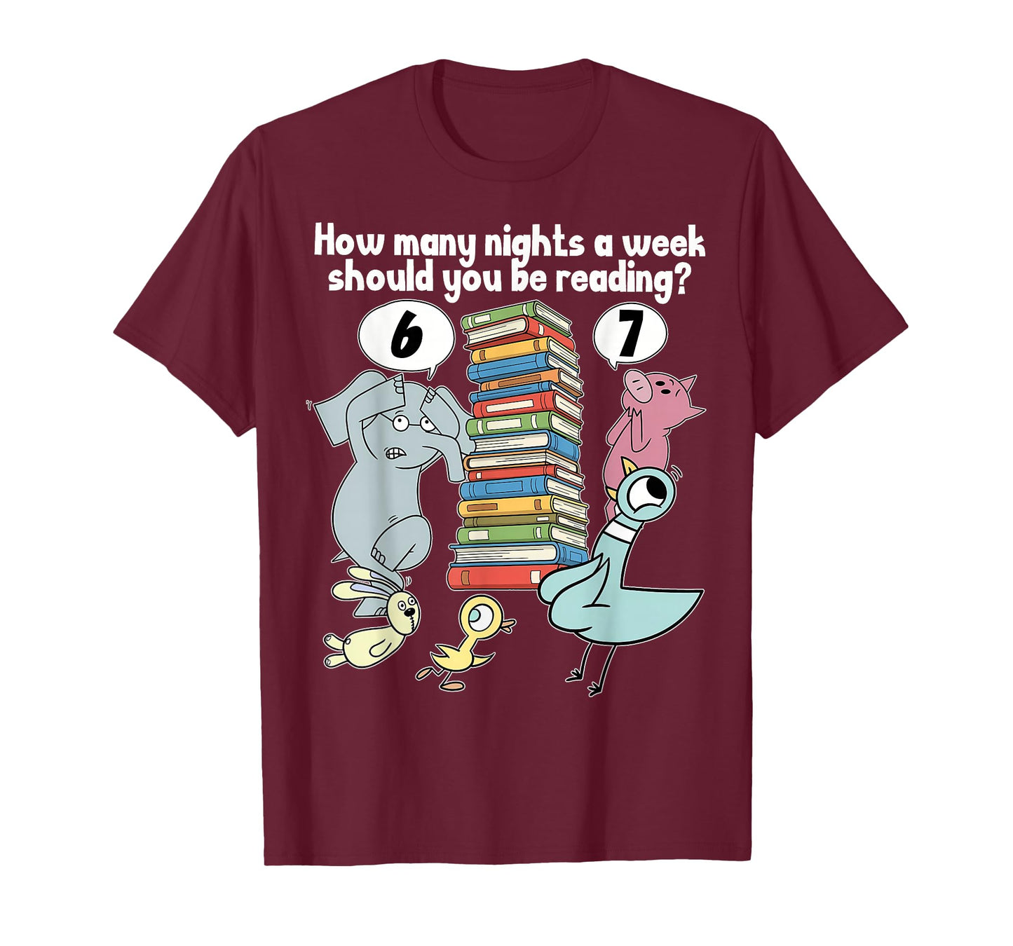 How Many Nights a Week Should You be Reading? 6–7 T-Shirt