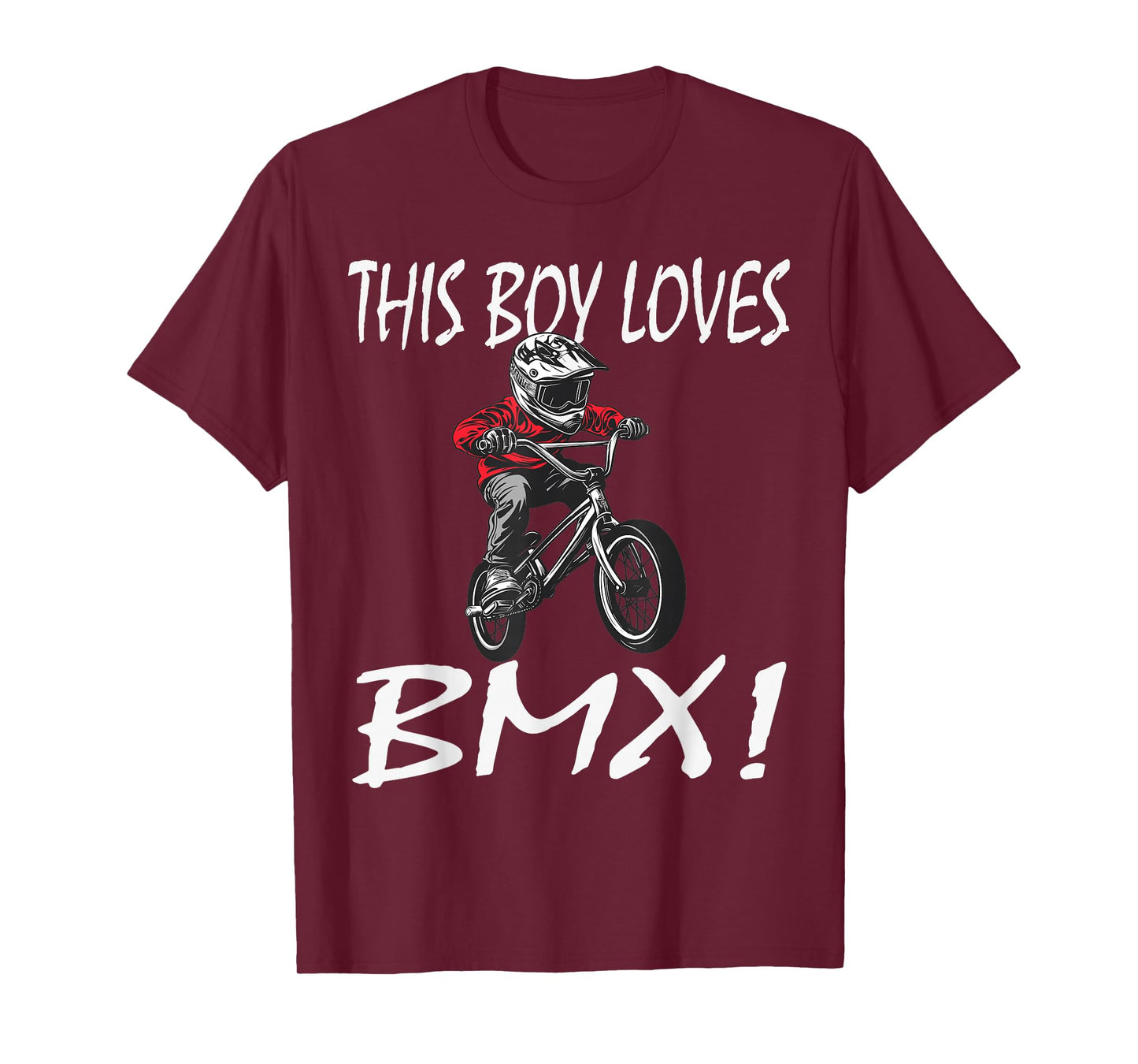 This boy Loves BMX, Kids BMX T-Shirt