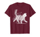 Abstract Scribble cat T-Shirt