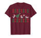 Cat Ugly Sweater Pattern Christmas Knitting T-Shirt