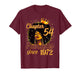 Chapter 54 Fabulous Since 1972 Birthday Melanin Women Girl T-Shirt