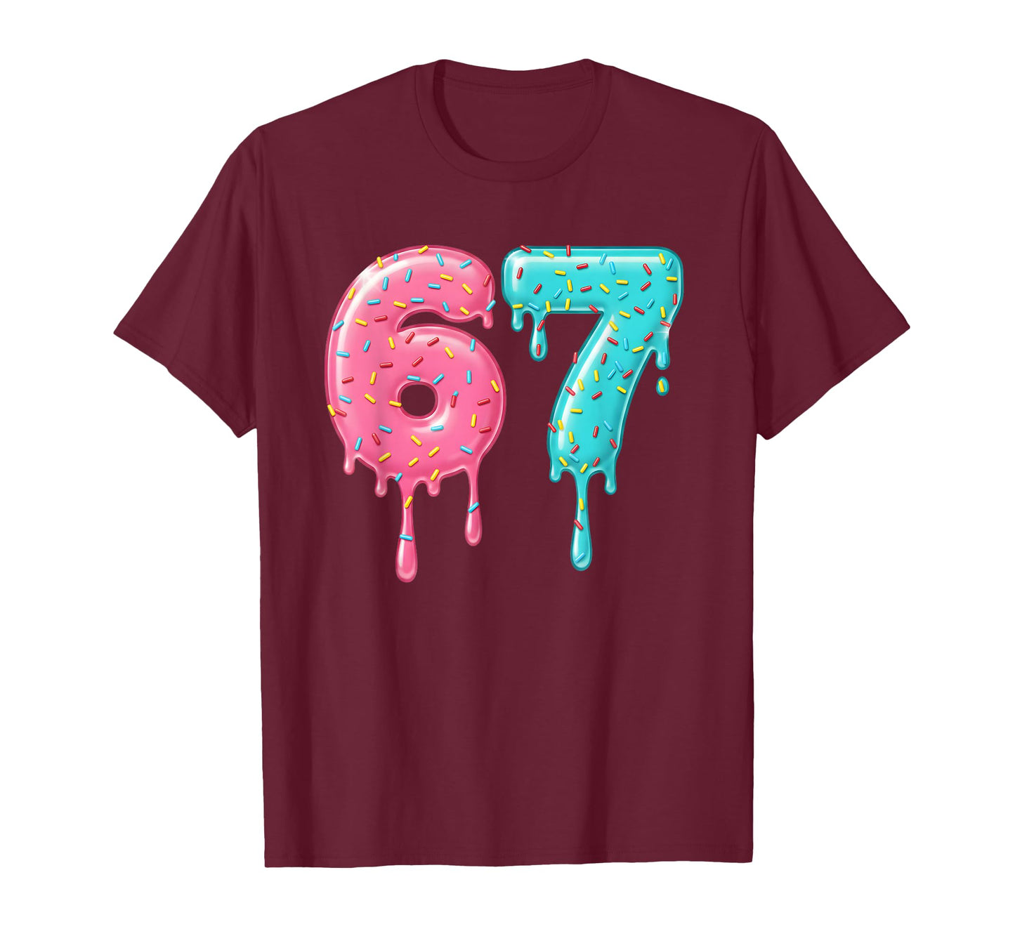Baseball Drip Ice Cream 67 Baseball Lifestyle 101 T-Shirt