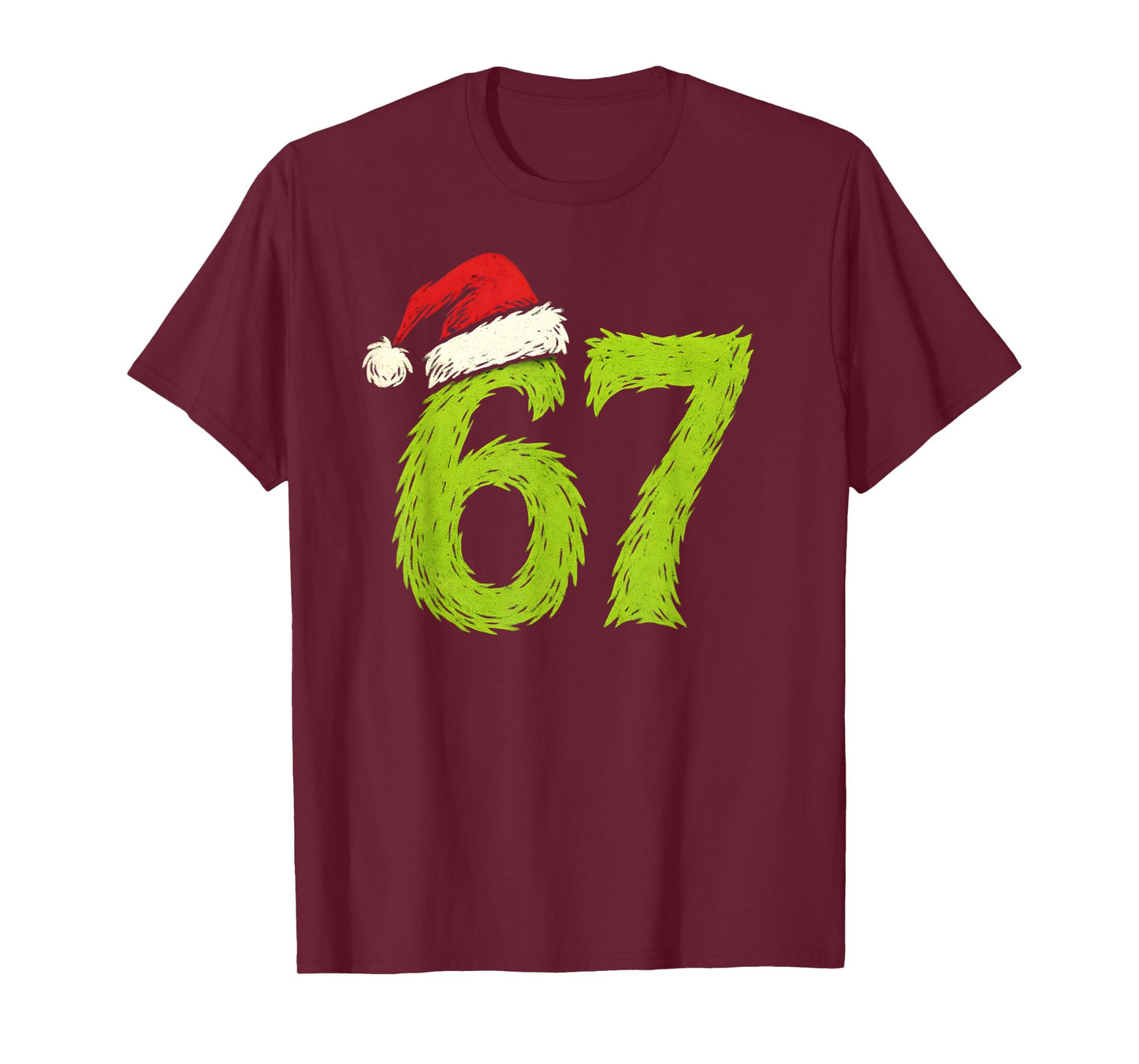 Funny 67 Christmas Six Seven Meme 6 7 Teens Boys Girls Kids T-Shirt