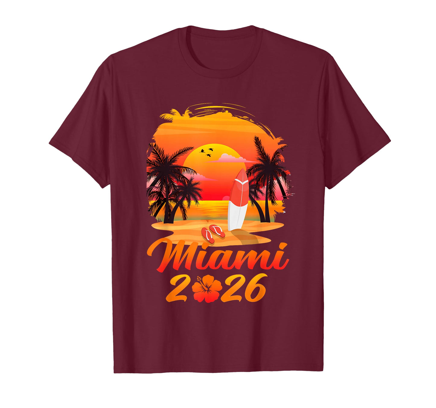 Miami 2026 Beach Family Summer Vacay Matching T-Shirt