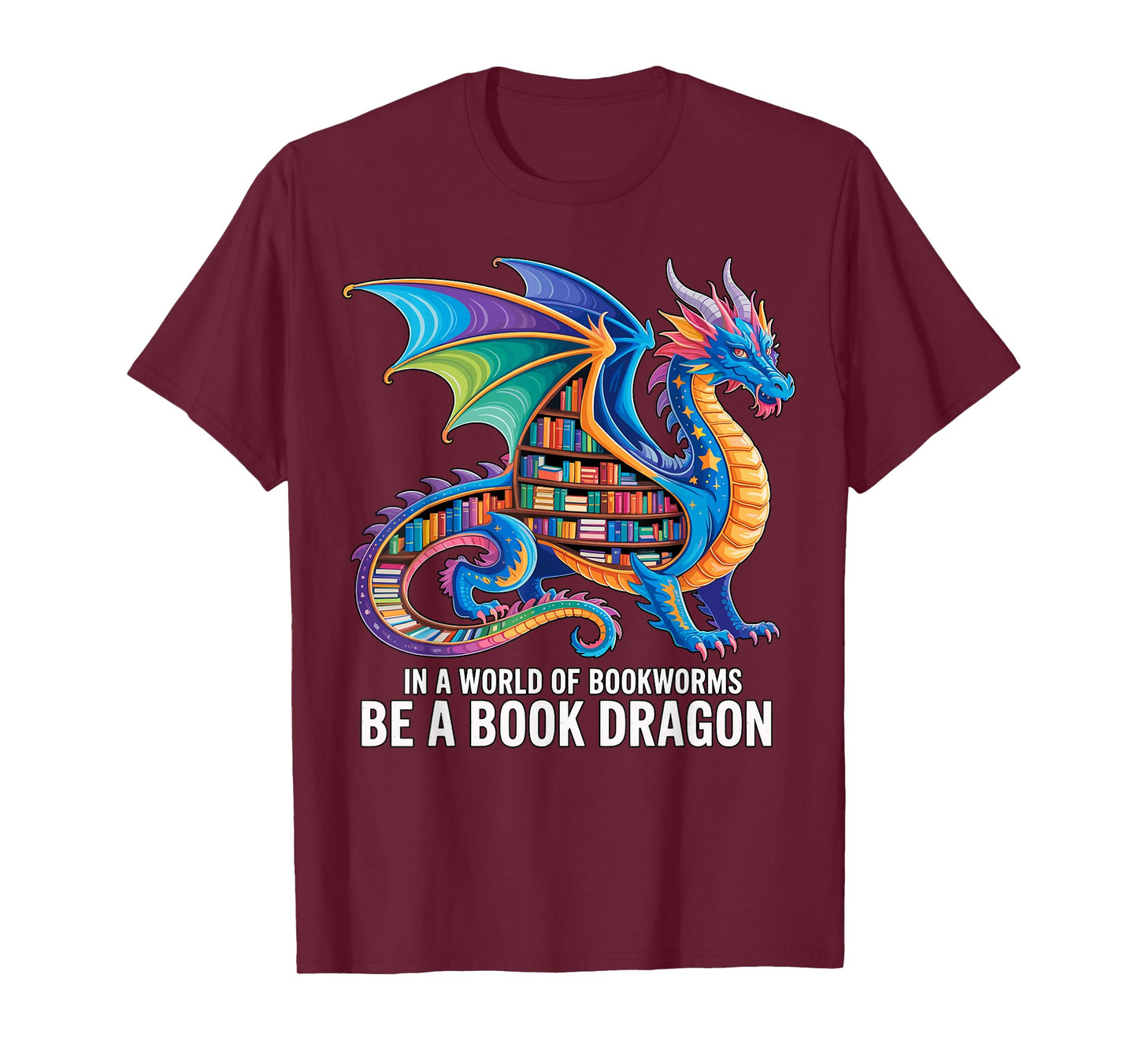 Be a Book Dragon Reading T-Shirt