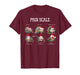 Pain Scale Funny Opossum Merry Christmas Xmas Lights Holiday T-Shirt
