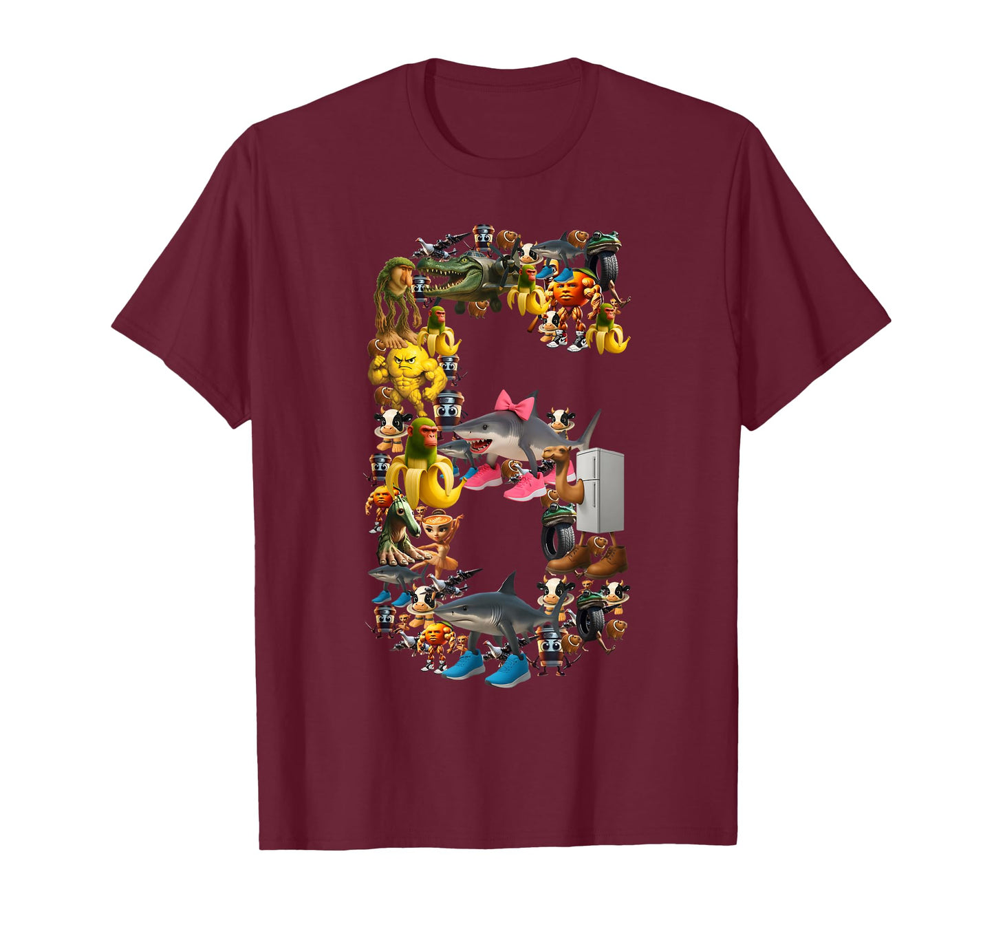 67 Six Seven Italian Brainrot Halloween Matching Costume T-Shirt