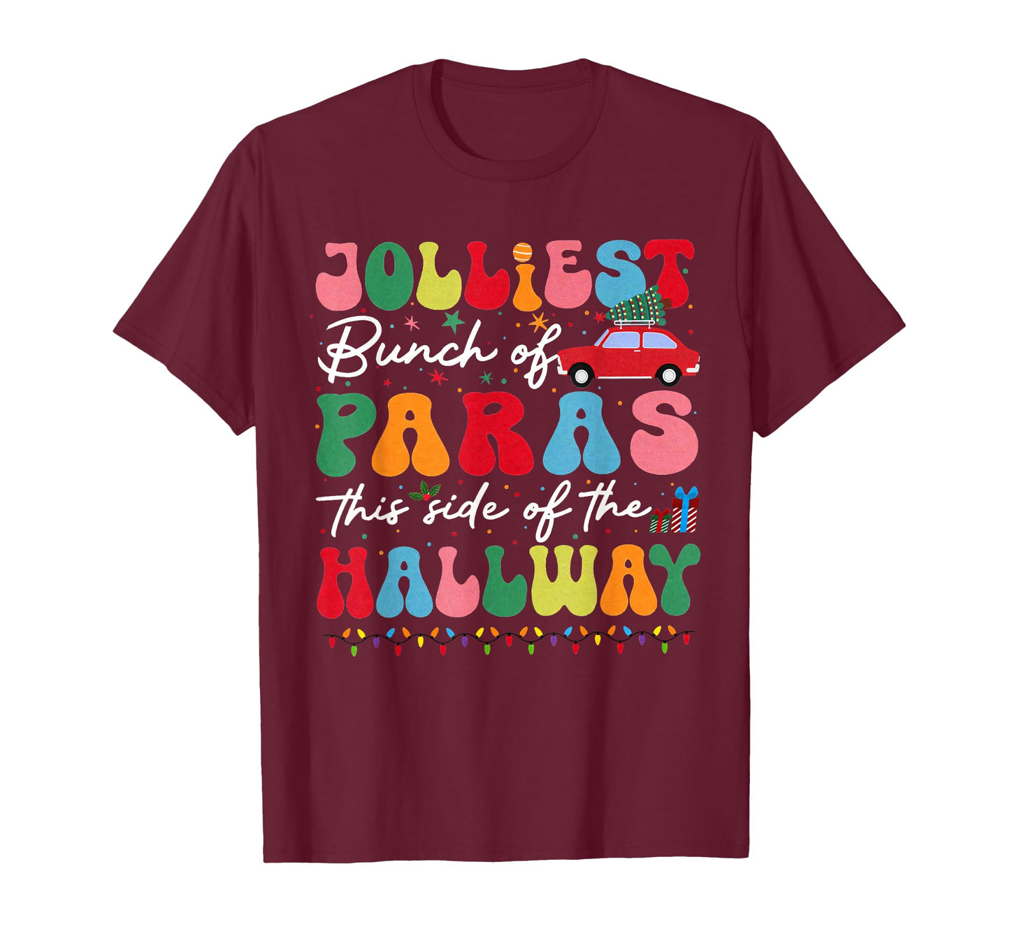 Jolliest Bunch of Paras This Side of The Hallway Xmas Group T-Shirt
