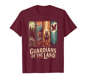 Native American Indian Guardians of Land Spirit Nature T-Shirt