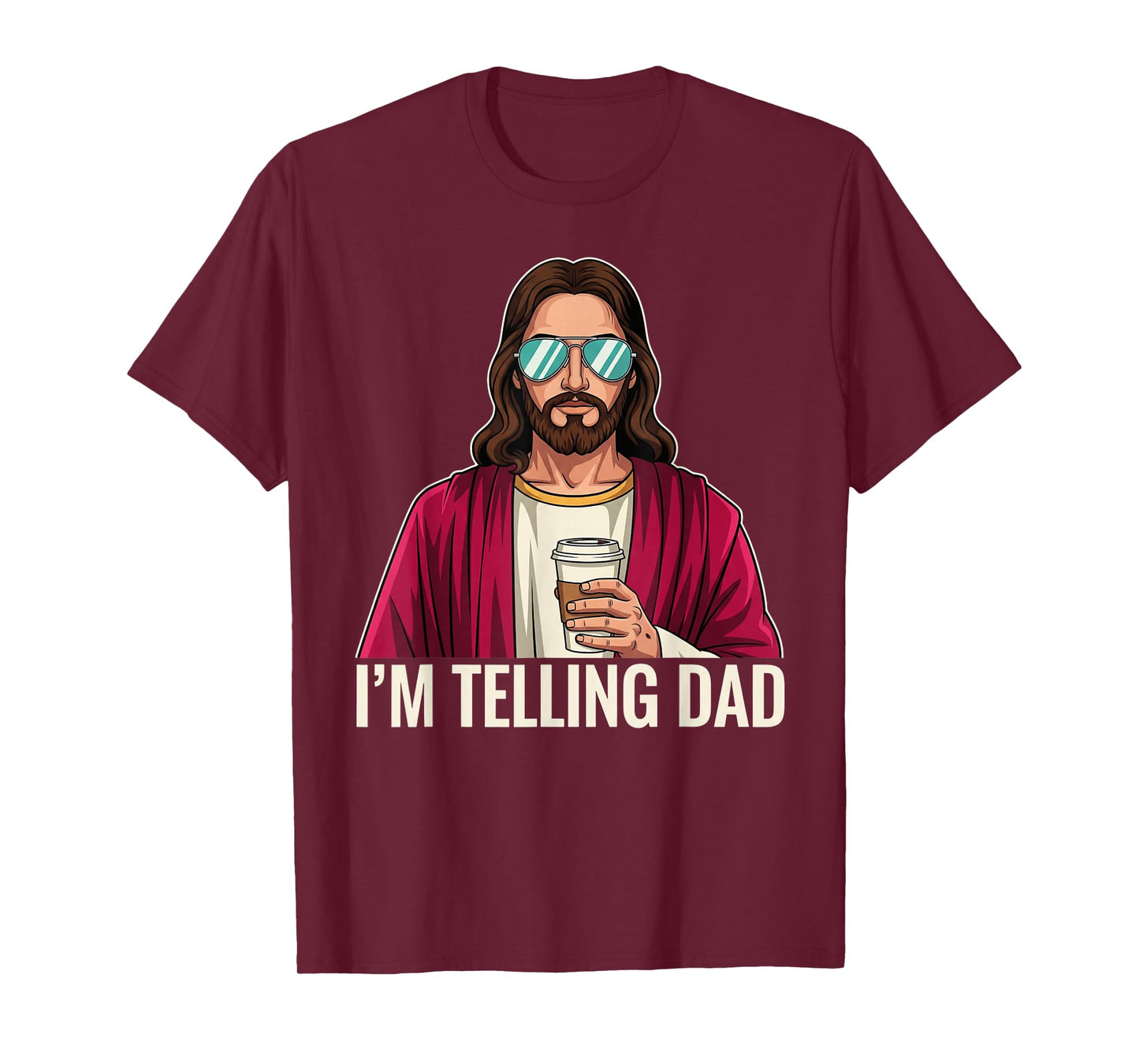 I'm Telling Dad Funny Religious Christian Jesus Meme T-Shirt