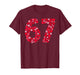 Valentine’s Day 67 Meme Six Seven 6 7 Valentine Hearts T-Shirt