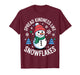 Spread Kindness Winter Snowflake Christmas Holiday Snowman T-Shirt