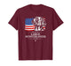 Proud Large Munsterlander Mom American US Flag Patriotic Dog T-Shirt