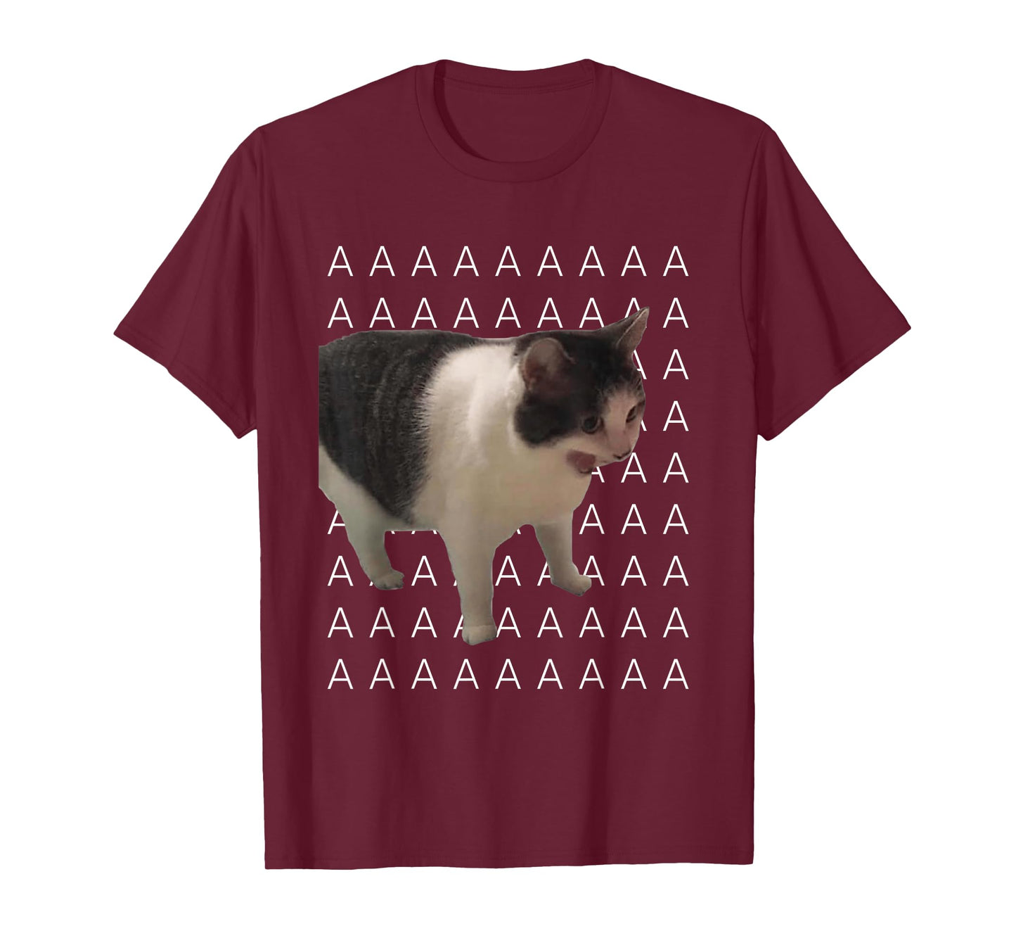 Fanny Cat Meme Scream AAA Men Women Kids T-Shirt