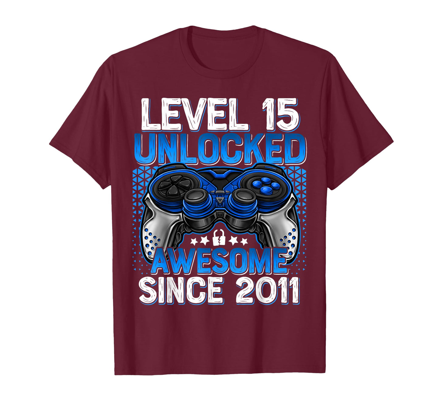 Level 15 Unlocked 15 Year Old Gifts Boys 15th Birthday Boy T-Shirt