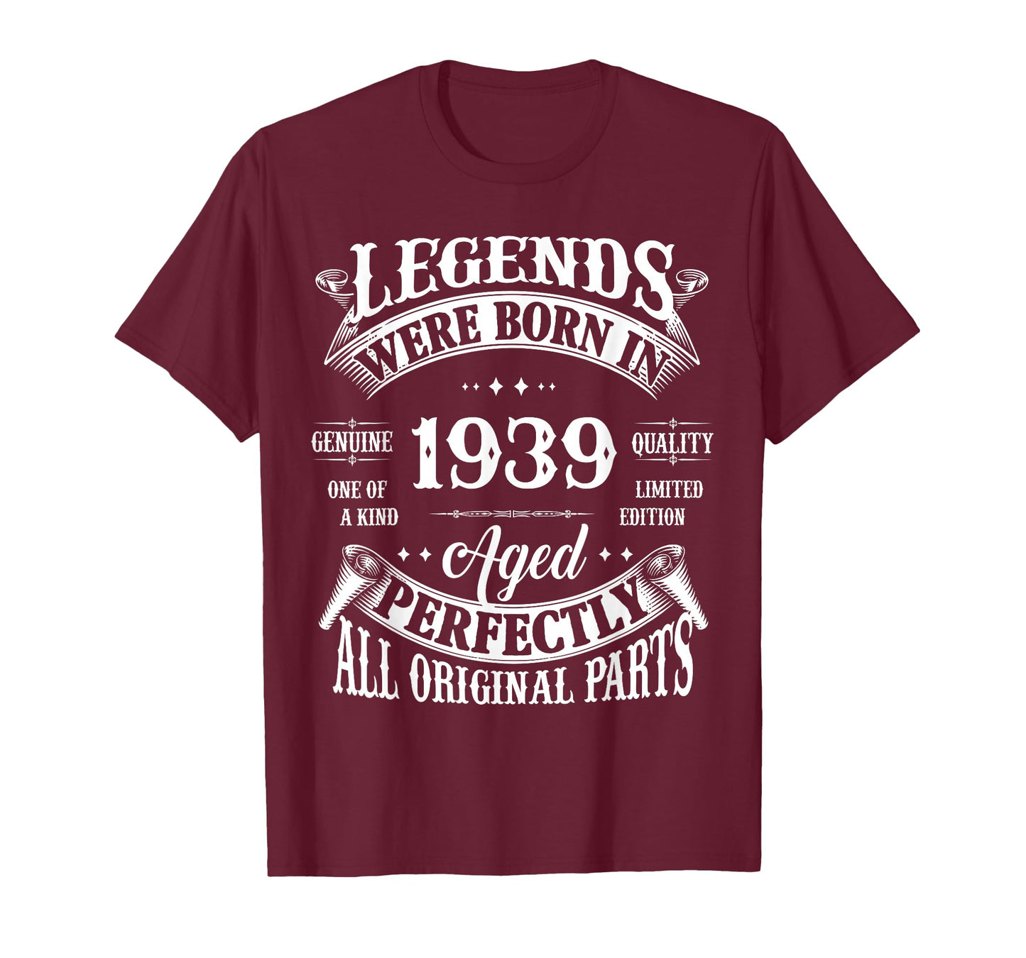 87th Birthday Gift Legend Born in 1939 87 for Years Old T-Shirt