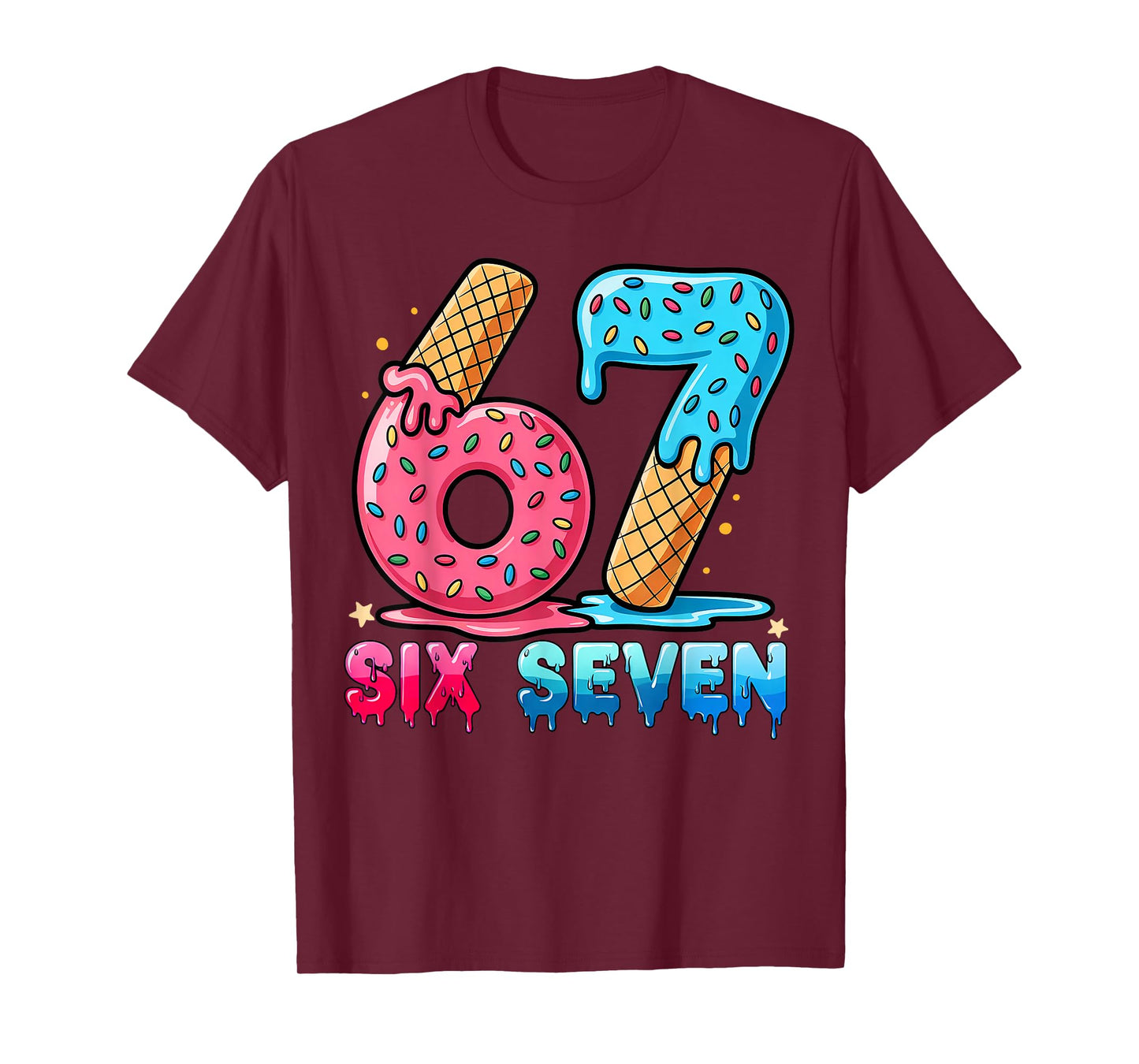 Baseball Drip Number 67 Player Or 67th Birthday T-Shirt