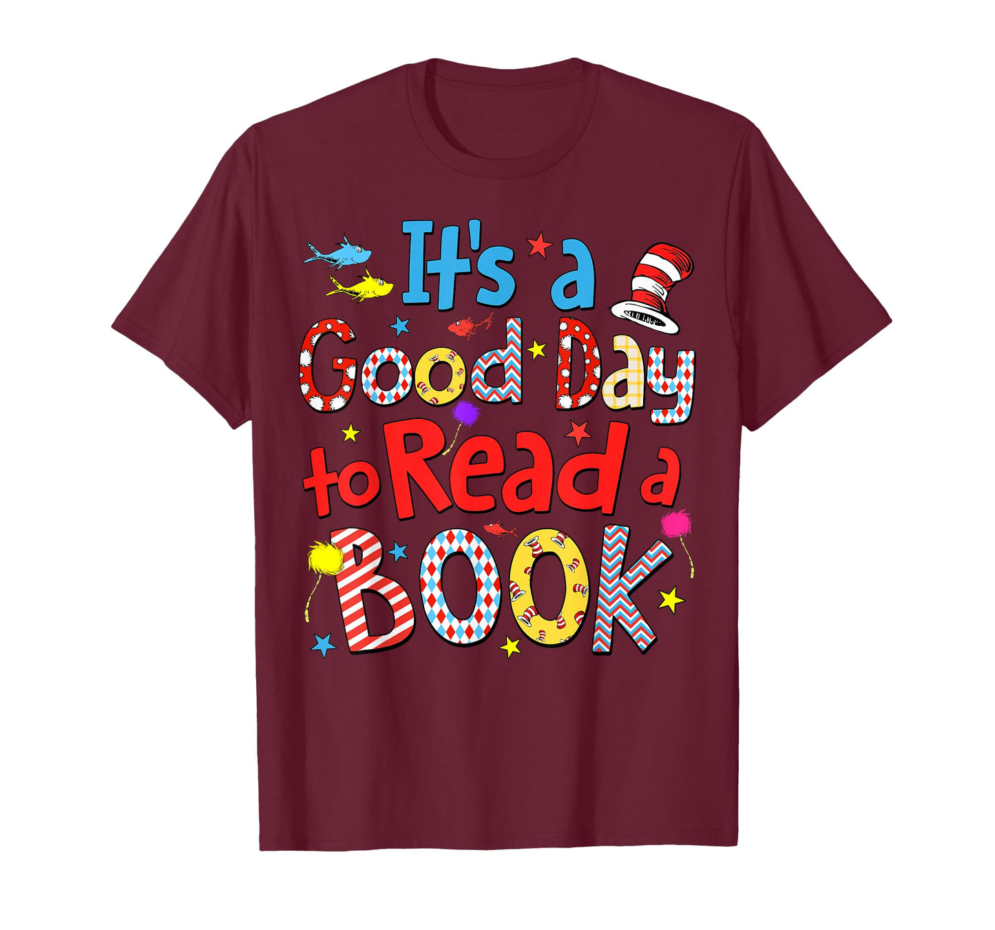 Its A Good Day to Read Book Lovers Boys Girls Kids Teachers T-Shirt