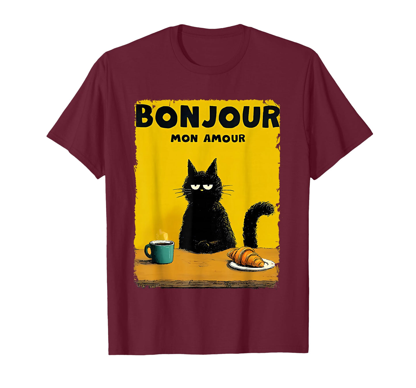 Bonjour mon Amour cat T-Shirt