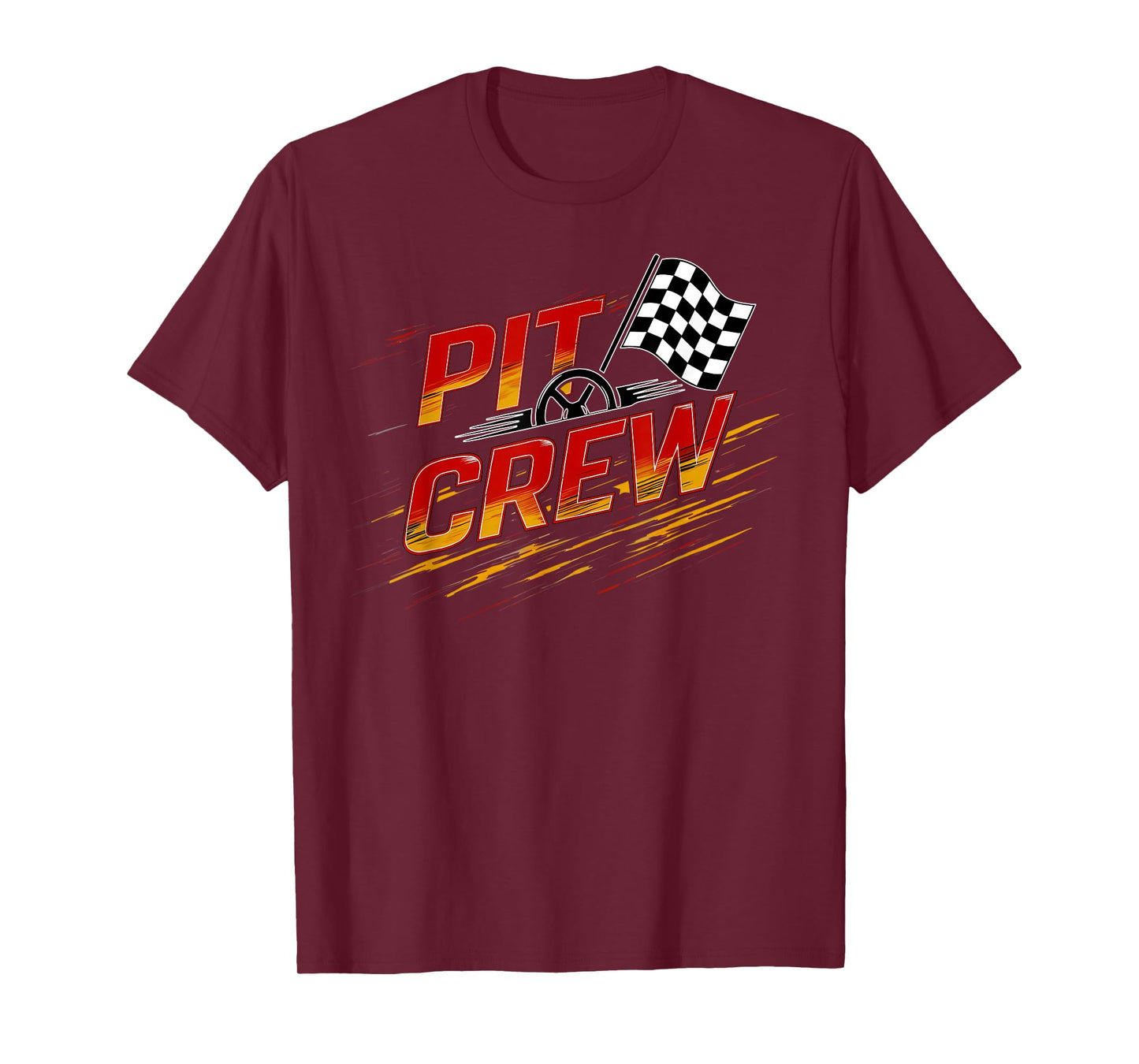 Pit Crew Race Car Birthday Party Matching Family Racing T-Shirt