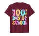 100th Day of School Preppy 100 Days of School Teachers Girls T-Shirt