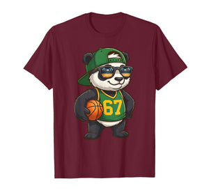 Panda Basketball 67 Gen Alpha Slang Sports Men Boys Kids T-Shirt