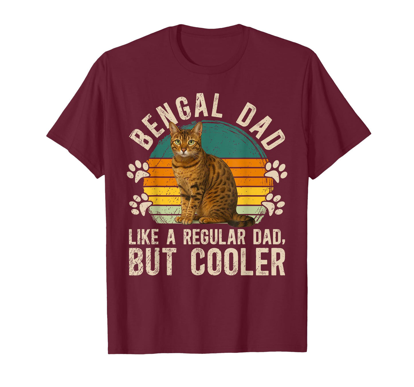Bengal Cat Dad Definition Bengal Cat Owner T-Shirt