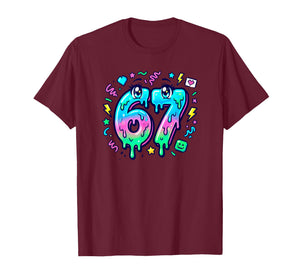 67 Kawaii Brainrot Design T-Shirt