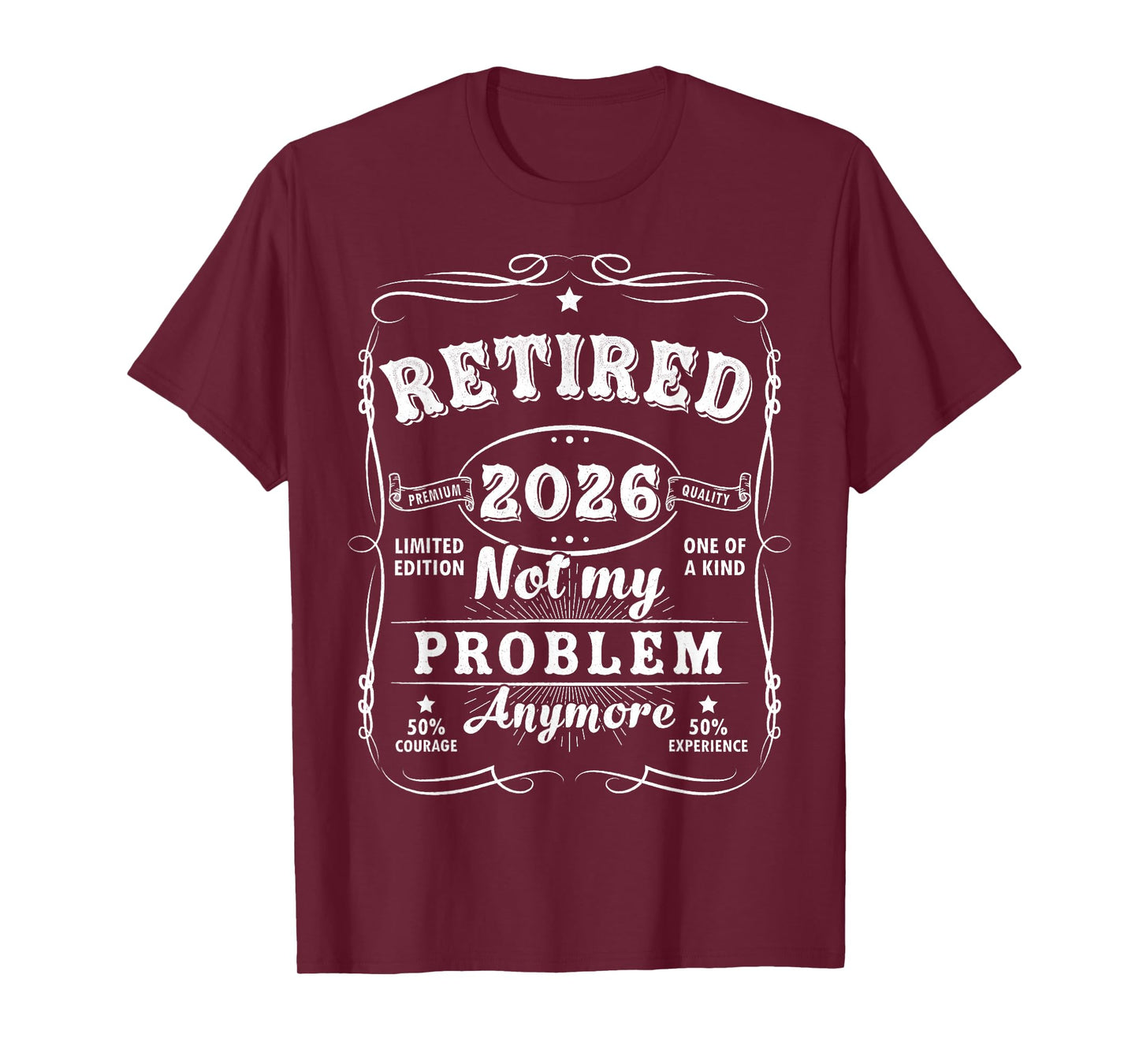 Retired 2026 Decoration Men Women Dad Grandpa Retirement T-Shirt