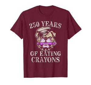 Kawaii 250 Years of Eating Crayons Jarhead Boot Camp T-Shirt