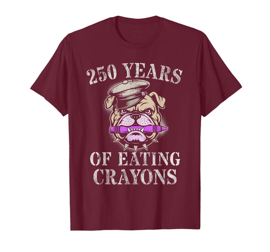 Kawaii 250 Years of Eating Crayons Jarhead Boot Camp T-Shirt