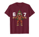 Santa Bigfoot 67 Christmas Tree Xmas Lights Funny Sasquatch T-Shirt