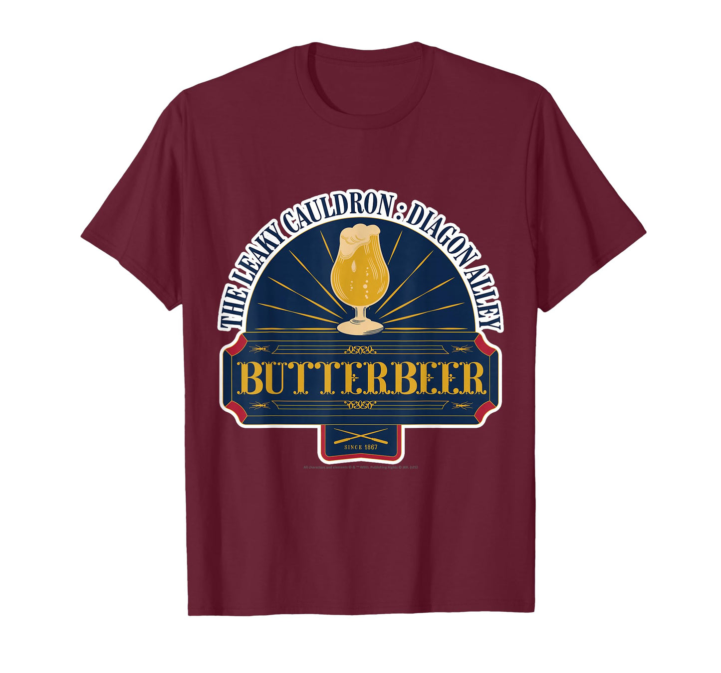 The Leaky Cauldron Diagon Alley Butterbeer Harry Potter New T-Shirt