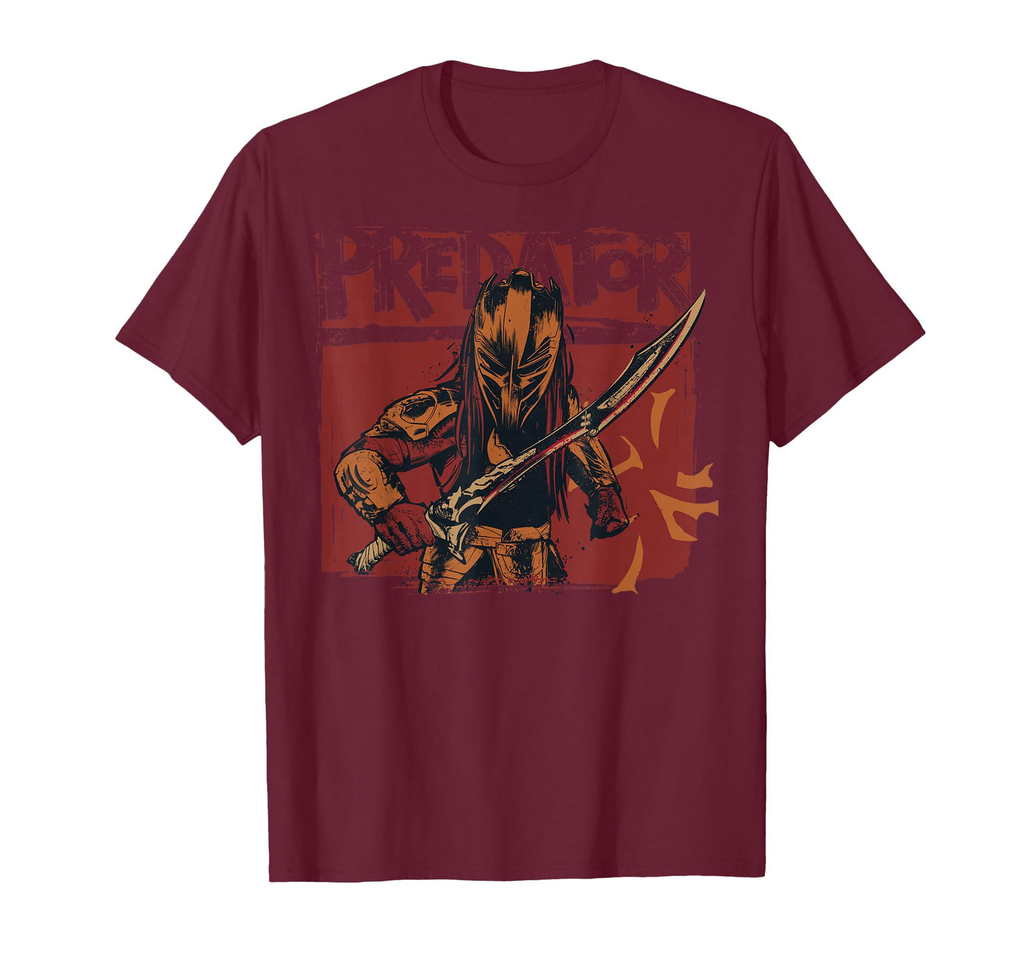 Predator: Badlands Threatening Warrior Raising His Sword T-Shirt