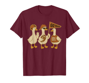 Go Team Duck Squad Funny Football Gameday Goose Lovers T-Shirt