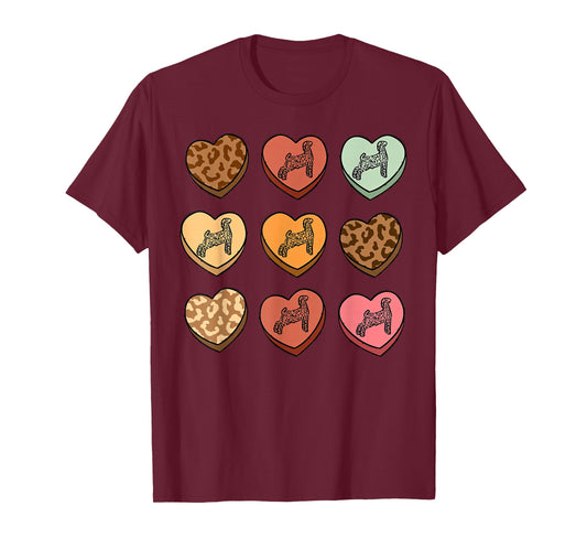 Goat Heart Candy Valentine Farmer Animal Stock Show T-Shirt