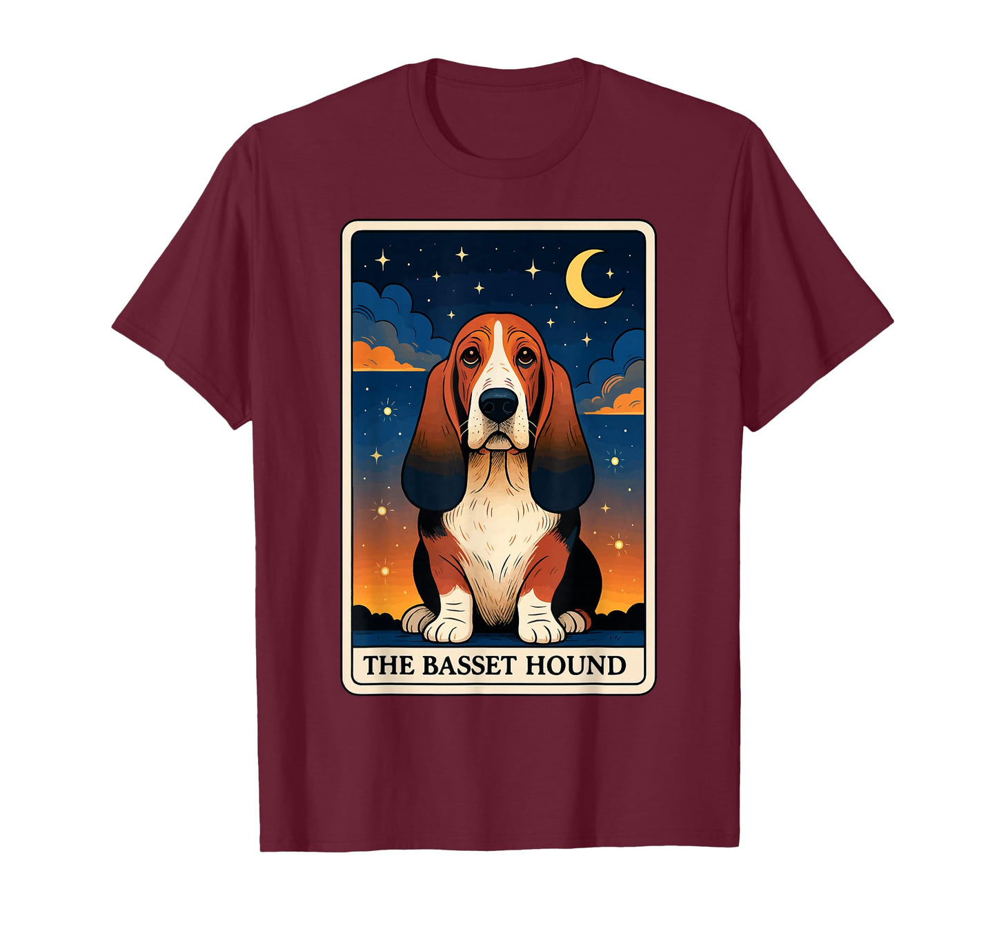 The Basset Hound Tarot Card T-Shirt