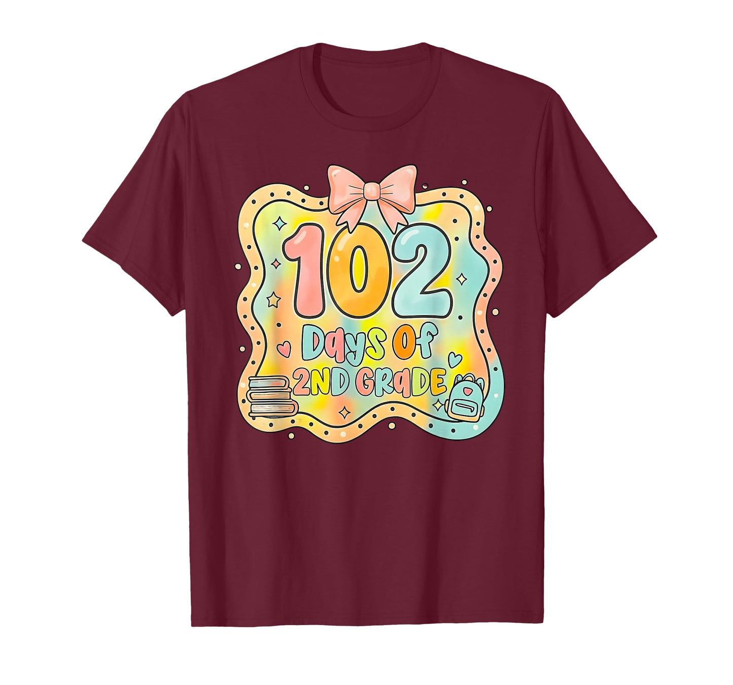 102 Day of 2nd Grade Preppy 102 Days of Second Grade T-Shirt