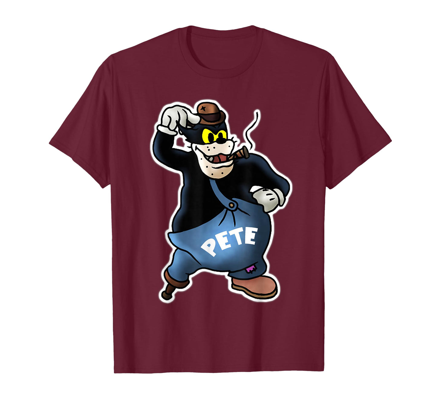 Peg Leg Pete Putrid Cartoon Vintage Villain T-Shirt