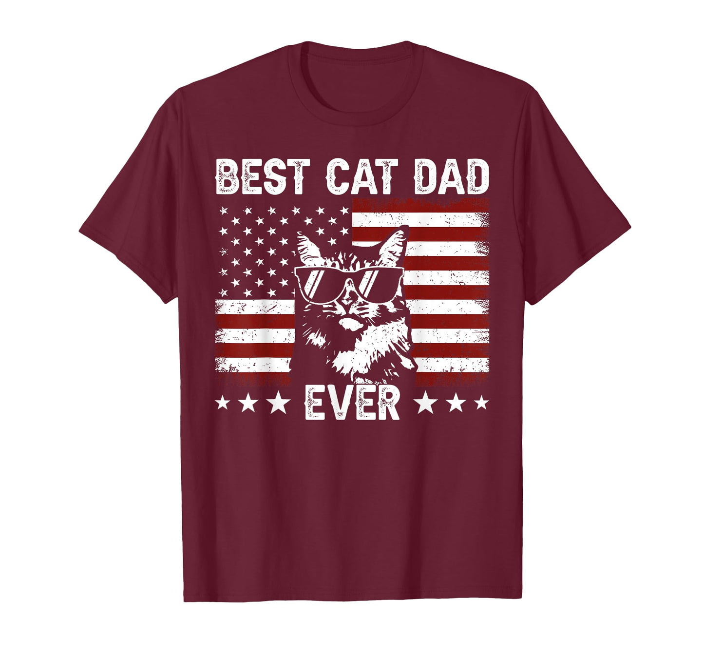 Best Cat Dad Ever Funny Cat Dad Lover Father's Day Cat Daddy T-Shirt