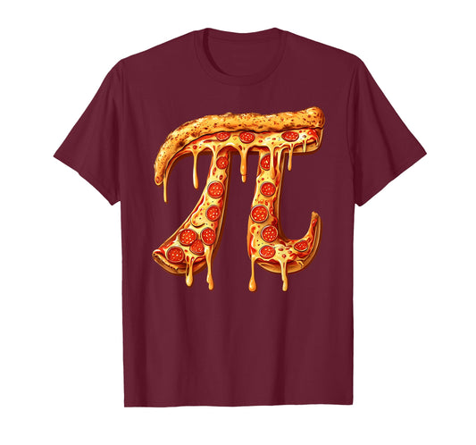 Pi Day Pi Symbol Pizza Funny Math Food 3.14 Boy Girl Kid T-Shirt